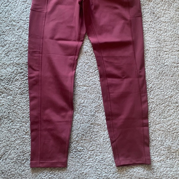 Girlfriend Collective Compressive High Rise Leggings in Mulberry - Size S - Picture 4 of 17